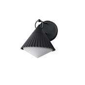 Maxim Odette 10" Tall Wall Sconce Black