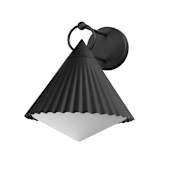 Maxim Odette 14" Tall Wall Sconce Black