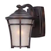 Maxim Balboa 9" 1 Light Wall Sconce Copper Oxide / Lace Glass