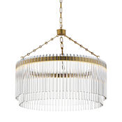 Maxim Jolie 24" Wide LED Pendant Natural Aged Brass