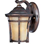 Maxim Balboa 9" 1 Light Wall Sconce Copper Oxide / Golden Frost Glass