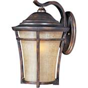 Maxim Balboa 17" 1 Light Wall Sconce Copper Oxide / Golden Frost Glass