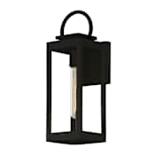 Maxim Nassau Vivex 16" Tall Outdoor Wall Sconce Black