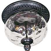 Maxim Carriage House 12" 2 Light Vivex Ceiling Light Oriental Bronze