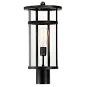 Maxim Clyde Vivex 19" Tall Post Light Black