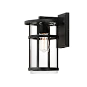 Maxim Clyde Vivex 14" Tall Outdoor Wall Sconce Black