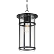 Maxim Clyde Vivex 9" Wide Pendant Black