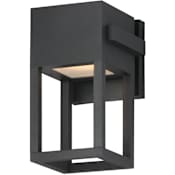 Maxim Strand VX 10" Tall LED Outdoor Wall Sconce Black