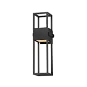 Maxim Strand VX 2 Light 24" Tall LED Outdoor Wall Sconce Black