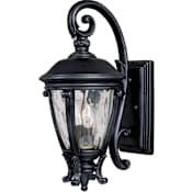 Maxim Camden VX 19" 2 Light Vivex Wall Sconce Black / Water Glass