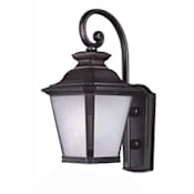 Maxim Knoxville 18" LED Wall Sconce Bronze / Frosted Seedy Glass
