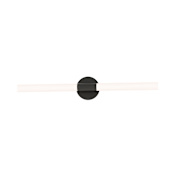 Maxim Tubi 30" Wide LED Bath Bar Black