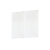 Maxim Address Number Tile - Blank Half Tiles White
