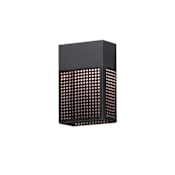 Maxim Lattice 12" Tall LED Wall Sconce Black