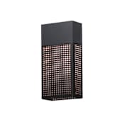 Maxim Lattice 16" Tall LED Wall Sconce Black