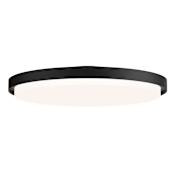 Maxim Float 16" Wide LED Flush Mount Drum Ceiling Fixture Black