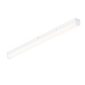 Maxim Workshop 48" Wide LED Adjustable Color Temperature Flush Mount Ceiling Fixture White