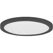 Maxim Chip 7" Wide LED Flush Mount Ceiling Fixture - 5CCT Black