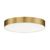 Maxim Trim 5" Wide LED Flush Mount Ceiling Fixture Satin Brass