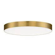 Maxim Trim 7" Wide Flush Mount Ceiling Fixture Satin Brass