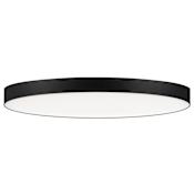 Maxim Trim 11" Wide Integrated LED Flush Mount Ceiling Fixture Black