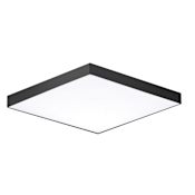 Maxim Trim 6" Wide Integrated LED Flush Mount Ceiling Fixture Black