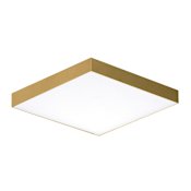 Maxim Trim 7" Wide Flush Mount Square Ceiling Fixture Satin Brass