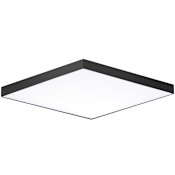 Maxim Trim 9" Wide Integrated LED Flush Mount Ceiling Fixture Black