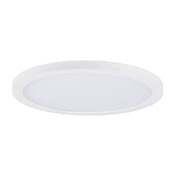 Maxim Chip 9" Wide LED Flush Mount Ceiling Fixture White