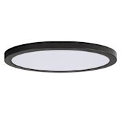 Maxim Chip 16" Wide LED Flush Mount Ceiling Fixture Black