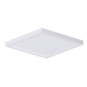 Maxim Chip 9" Wide LED Flush Mount Square Ceiling Fixture White