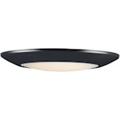 Maxim Diverse 11" Wide LED Flush Mount Bowl Ceiling Fixture -3000K Black