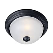 Maxim Essentials - 584x 3 Light 16" Wide Flush Mount Bowl Ceiling Fixture Black