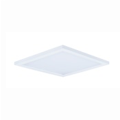 Maxim Wafer 15" Wide LED Flush Mount Square Ceiling Fixture - 4000K White / White
