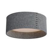 Maxim Prime 20" Wide LED Flush Mount Drum Ceiling Fixture Grey