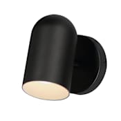 Maxim SpotLight 7" Tall LED Outdoor Wall Sconce Black