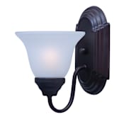 Maxim 1 Light 9.5" Tall Wall Sconce from the Essentials Collection Oil Rubbed Bronze