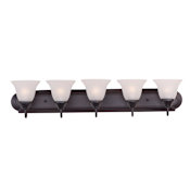 Maxim Essentials 36" Wide Bath Light Oil Rubbed Bronze / Frosted Glass