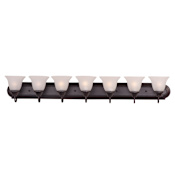 Maxim Essentials 48" Wide Bath Light Oil Rubbed Bronze / Frosted Glass