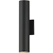 Maxim Caldera 2 Light 15" Tall ADA Compliant LED Outdoor Wall Sconce Black