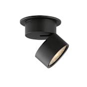 Maxim Swinger 6" Wide LED Semi-Flush Ceiling Fixture - 3000K, 1790 Lumens, 90 CRI Black