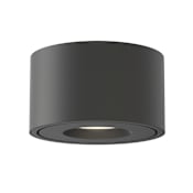 Maxim Fulcrum 5" Wide Flush Mount Drum Ceiling Fixture Black