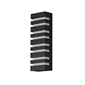 Maxim Keyes 20" Tall LED Outdoor Wall Sconce Black