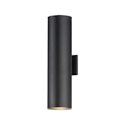 Maxim Outpost 22" Tall LED Outdoor Wall Sconce Black
