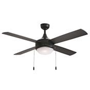 Maxim Quattro 52" 4 Blade LED Indoor Ceiling Fan Black