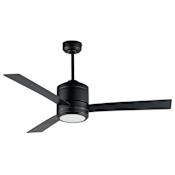 Maxim Tanker 52" 3 Blade LED Indoor Ceiling Fan with Wall Control Black
