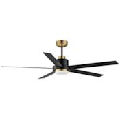 Maxim Daisy 60" 5 Blade LED Indoor Ceiling Fan Black / Gold