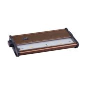 Maxim 7" 2-Light LED Under Cabinet Light from the CounterMax MX Collection Metallic Bronze