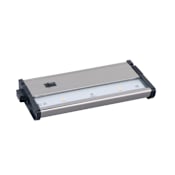 Maxim 7" 2-Light LED Under Cabinet Light from the CounterMax MX Collection Satin Nickel