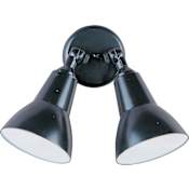 Maxim Essentials 2 Light Dual Head Flood Light Black